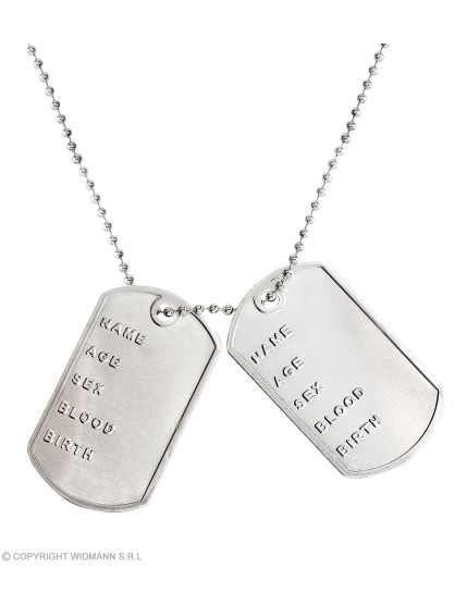 Bijoux Soldats et Militaires Adulte - Unisex GRP14385 Faites La Fête Bijoux