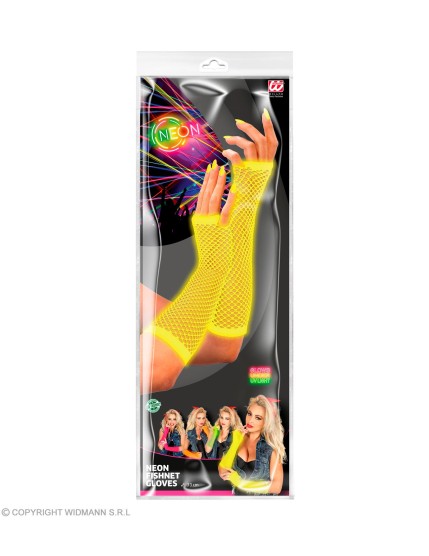 Gants Fluo Néon Adulte - Femme GRP14766 Faites La Fête Gants