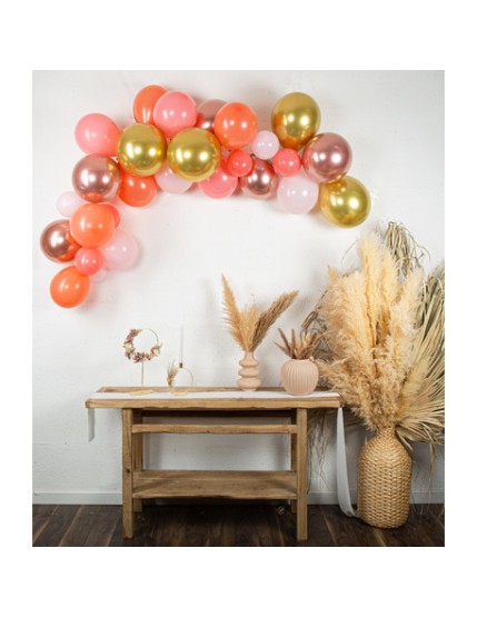 Kit Arche Jolis Coeurs 35 Ballons Dégradé de Roses, de Rouges et Or Faites La Fête Arche de ballons Kit Arche Jolis Coeurs 35 Ballons Dégradé de Roses, de Rouges et Or Faites La Fête Arche de ballons