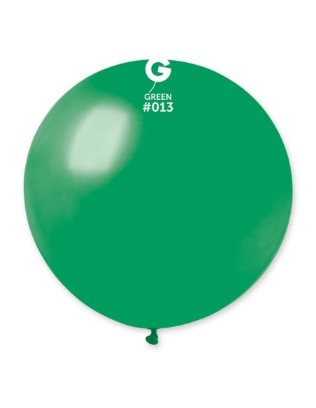 Sachet de 1 ballon géant rond vert