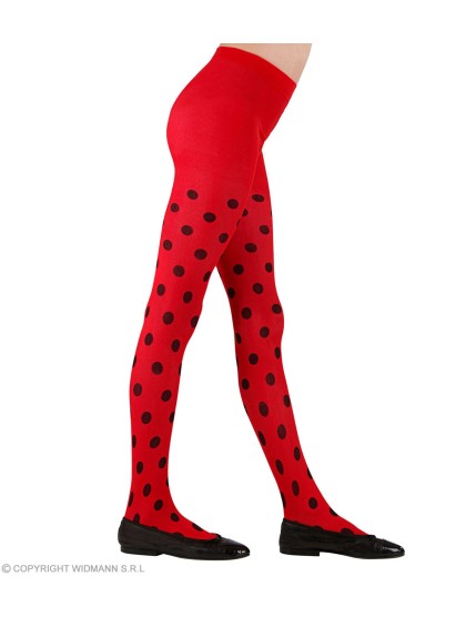 Collants - Bas - Leggings - Chaussettes Coccinelles Enfant - Fille GRP4730 Faites La Fête Collants - Bas - Leggings - Chausse