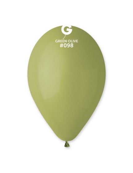 Sachet de 50 ballons standard vert olive Faites La Fête Ballons & Arches