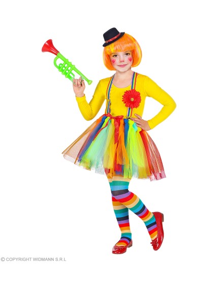 Déguisement robe clown fluo femme : Deguise-toi, achat de Déguisements  adultes