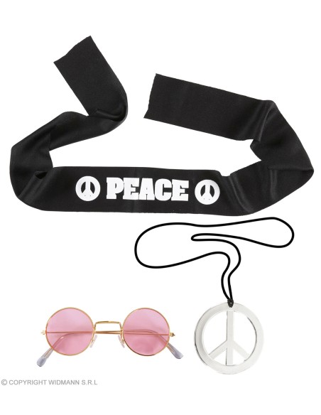 Set de Déguisement Années 60 - Hippie et Reggae Adulte - Unisex GRP05856