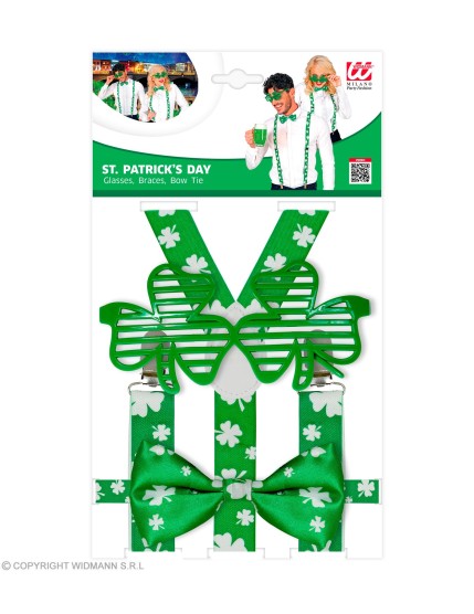 Set de Déguisement Saint Patrick Adulte - Unisex GRP00766 Faites La Fête Set de Déguisement