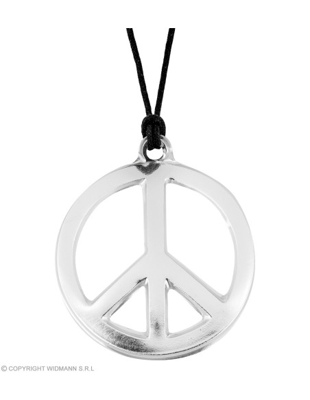 Accessoires Années 60 collier hippie plastique - Hippie et Reggae Adulte - Unisex GRP2722H