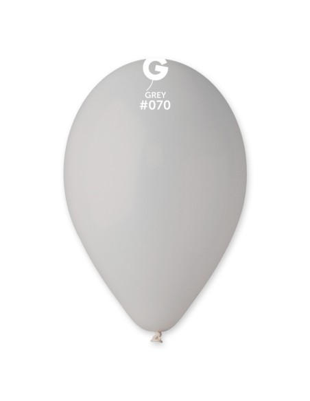 Sachet de 10 ballons standard gris