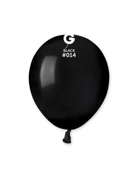 Sachet de 50 ballons 13 cm noir