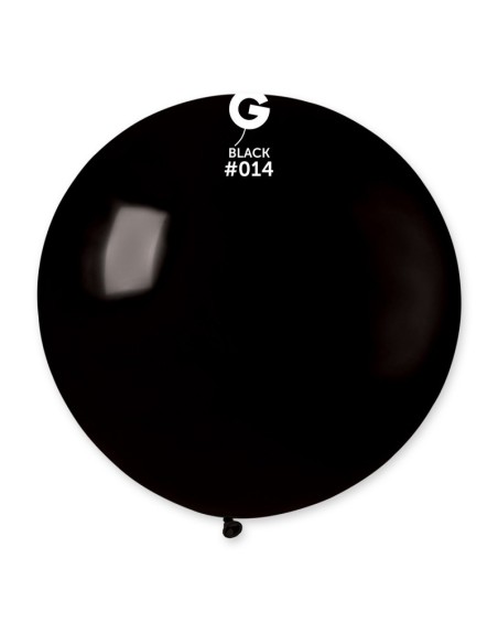 Sachet de 1 ballon géant rond noir