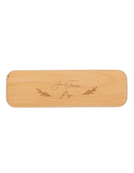 Plumier et Stylo Je T\'aime Papa en Bois 17,5x5,5x2,5cm En Display Box Faites La Fête Accessoires de décoration