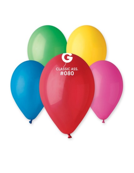Sachet de 50 ballons standard multi assortiment Faites La Fête Ballons & Arches
