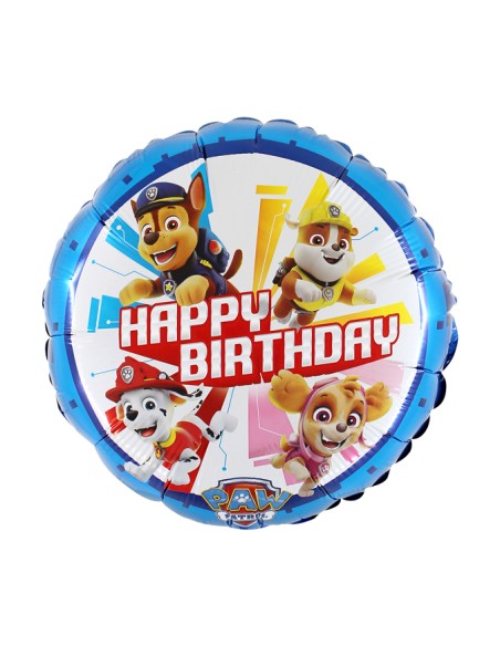 Ballon Paw Patrol Happy Birthday L18046