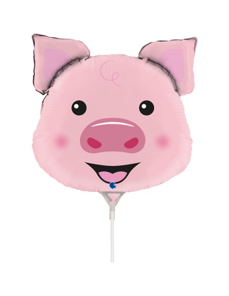 Ballon Pig Head mini 22×22 cm G72062