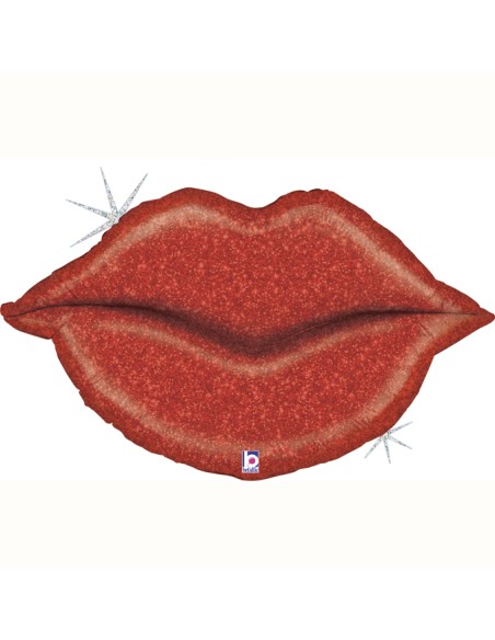 Ballon Glitter Lips 98×53 cm 35752GH