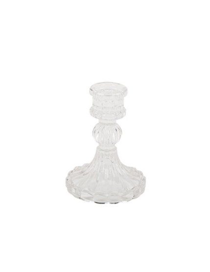 Bougeoir Divin Verre Transparent Ø 8 x 10,5cm Faites La Fête Accessoires de décoration