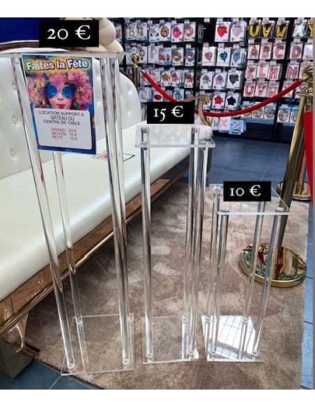 Location Moyen Support à Gâteaux