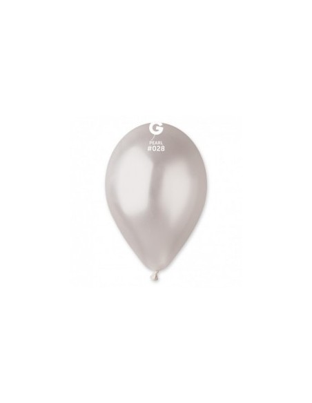 Sachet de 10 ballons métallisés perles