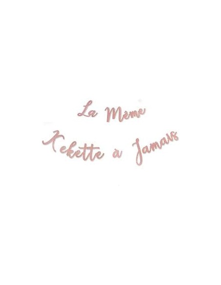 Guirlande La Meme Kekette A Jamais Paillettes Roses 2.20M De 7.5 A 22C