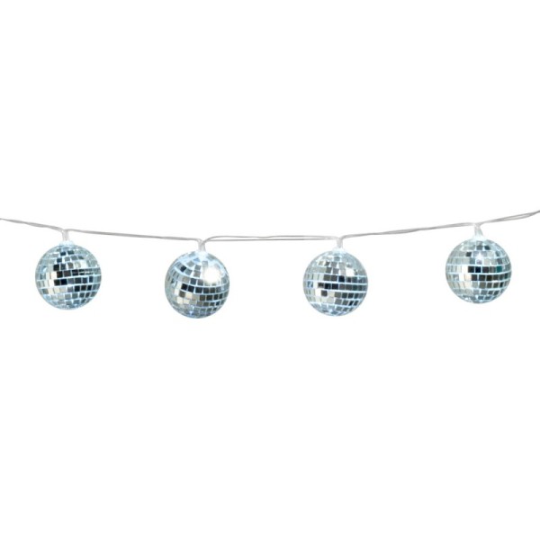 Guirlande lumineuse LED Boule disco (140 cm)