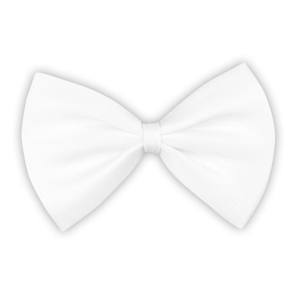 Noeud papillon Basic blanc