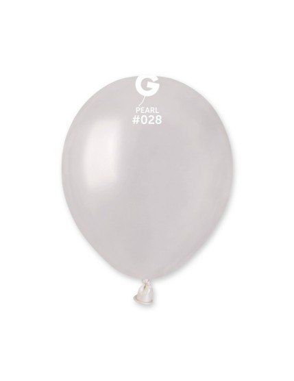 Sachet de 50 ballons métallisés perle Faites La Fête Ballons & Arches