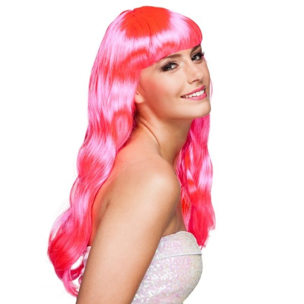Perruque Chique rose vif