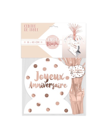 Centre De Table Anniv Blush