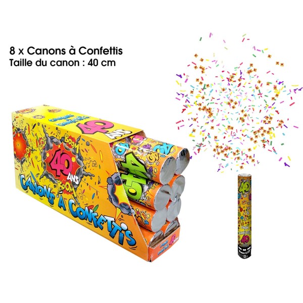 CANON A CONFETTIS 40 ANS