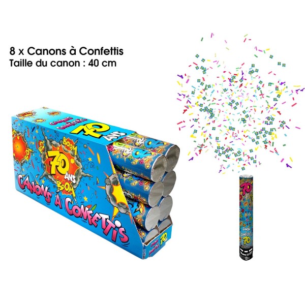 CANON A CONFETTIS 70 ANS