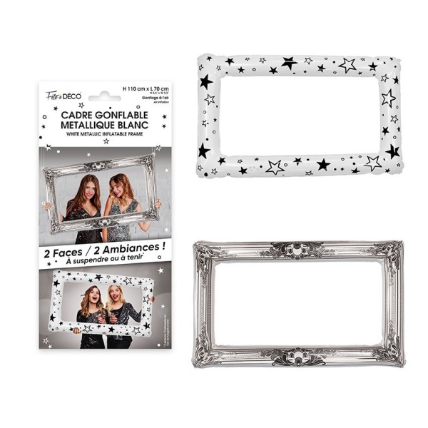 CADRE GONFLABLE METALLIQUE BLANC