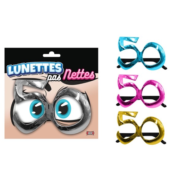LUNETTES METALLIQUES 50 ANS