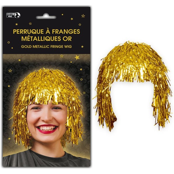 PERRUQUE FRANGE OR