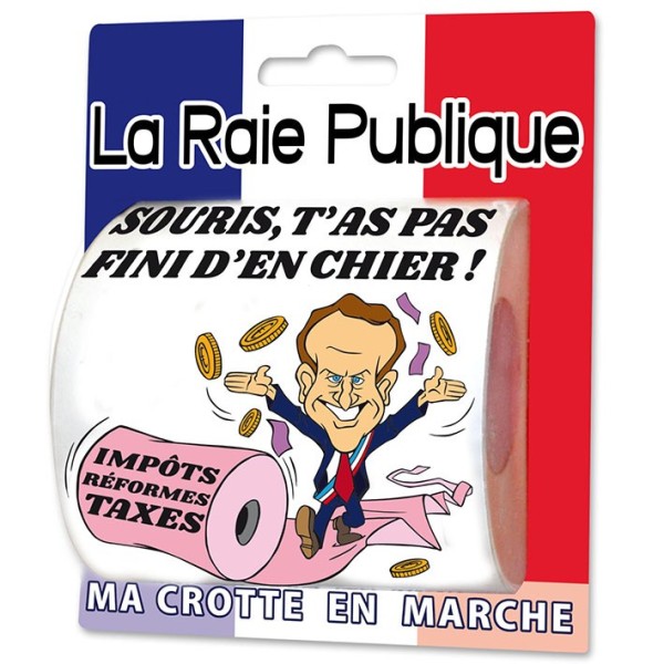 PAPIER TOILETTE RAIE PUBLIQUE