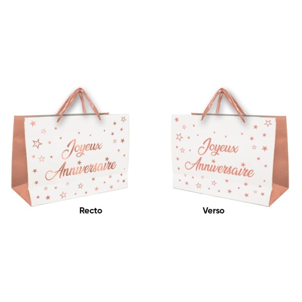 SAC JA MM 30x25CM ROSE GOLD