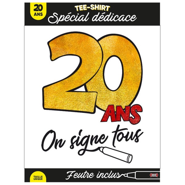 TEE SHIRT ON SIGNE S2/20ANS