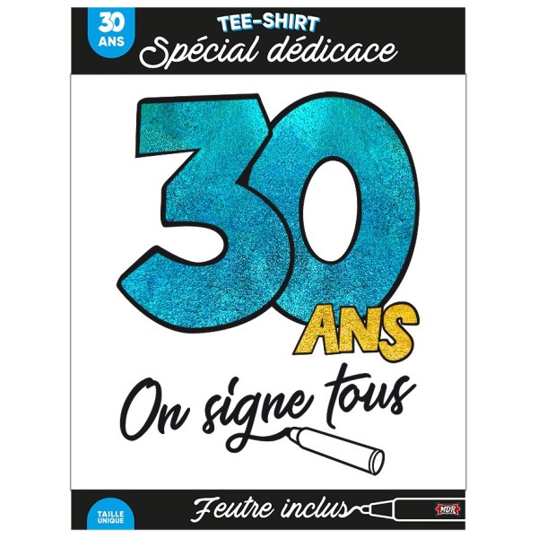 TEE SHIRT ON SIGNE S2/30ANS