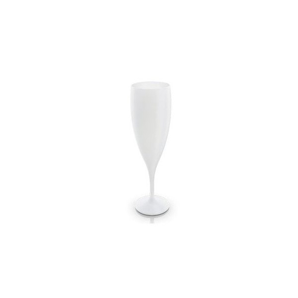 Location flûte à champagne plastique blanc