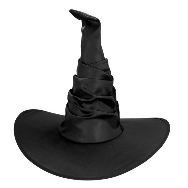 Chapeau Sorcière Salina noir satin