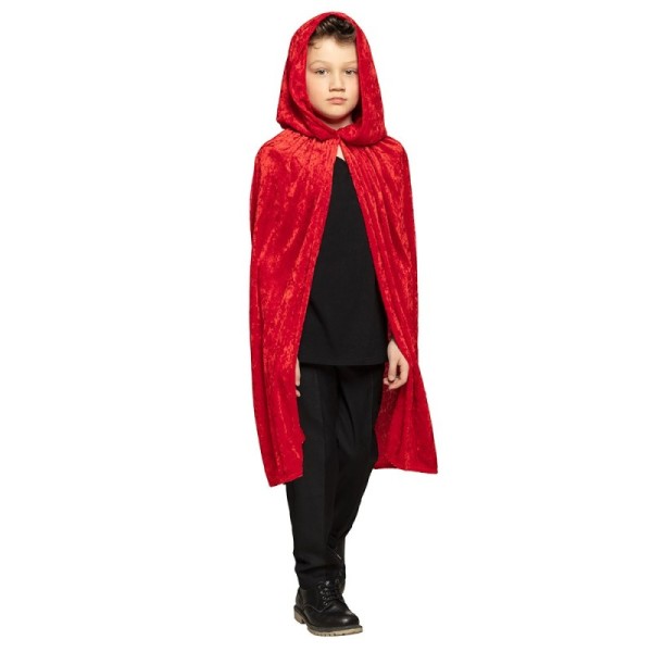 Cape enfant Dawn rouge (115 cm)