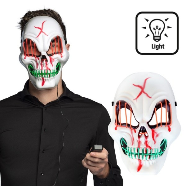 Masque LED Blood skull