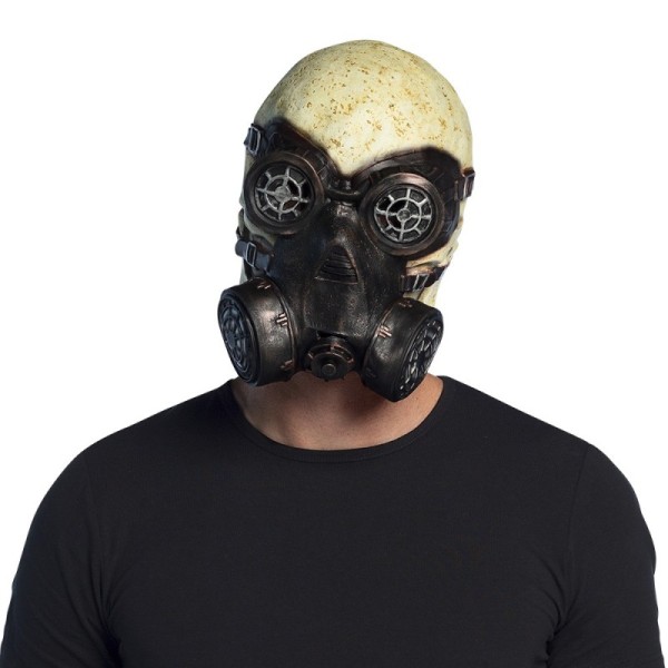 Masque tête latex Gas skull