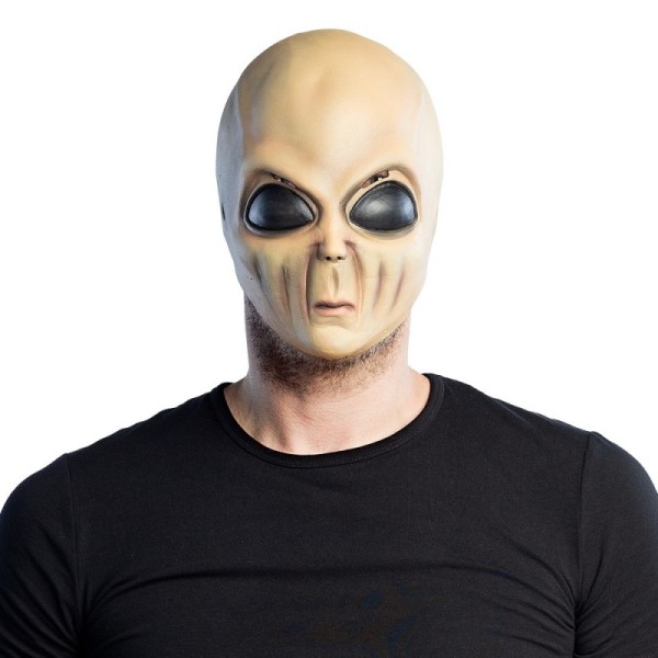 Masque tête latex Wrinkly alien