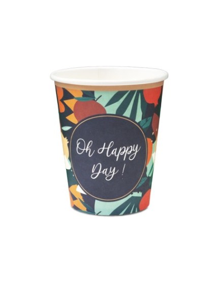 Pack 6 Gobelets Oh Happy Day Faites La Fête Accessoires de décoration