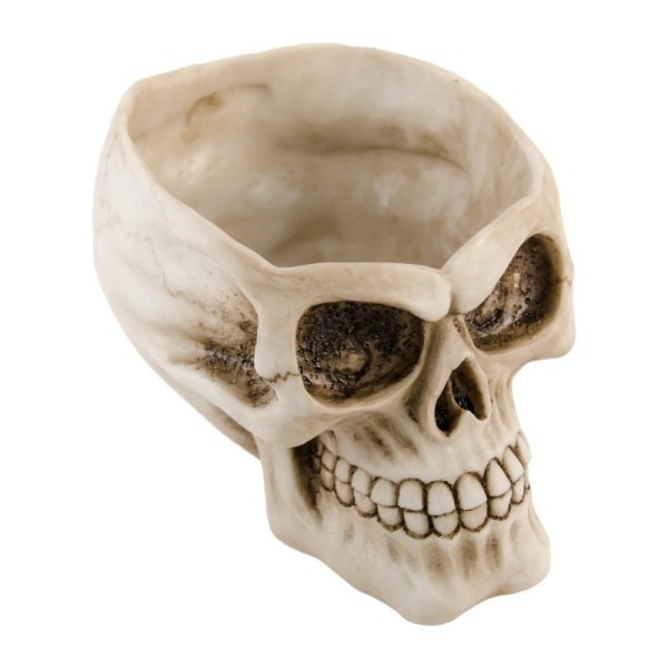TETE DE MORT RESINE 12,5X15,8X10CM