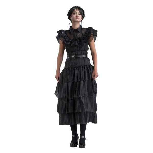 ROBE DE BAL NOIRE MERCREDI 140CM