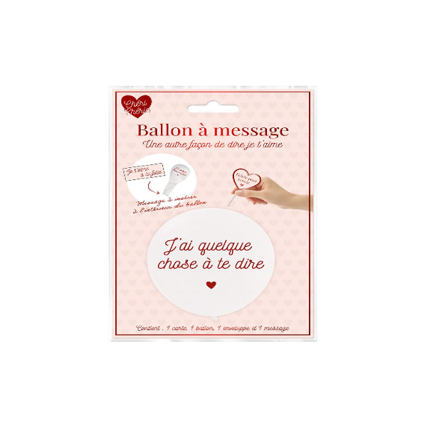 Ballon avec Message pour la Saint-Valentin