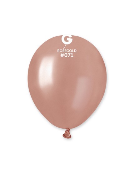 Sachet de 50 ballons métallisés rose gold Faites La Fête Ballons & Arches