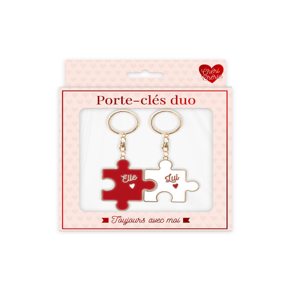 Duo de Porte-Clés pour la Saint-Valentin