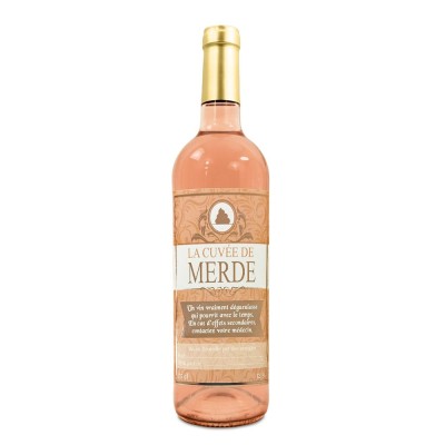 Vin Rose VCE Humour - Cuvée De Merde Faites La Fête Vin