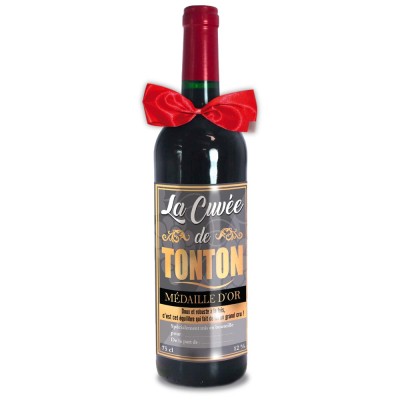 Vin VCE Humour : La Cuvée de Tonton Faites La Fête Vin